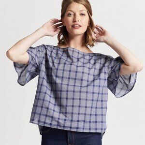 Pendleton WOMEN'S AIRY SHORT-SLEEVE BOATNECK TOP